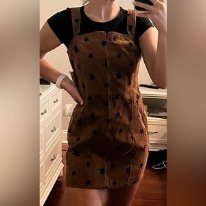 New Altard State Brown Star Dress